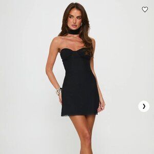 NWT Princess Polly Mayah Scarf Tie Strapless Mini Dress, size 2